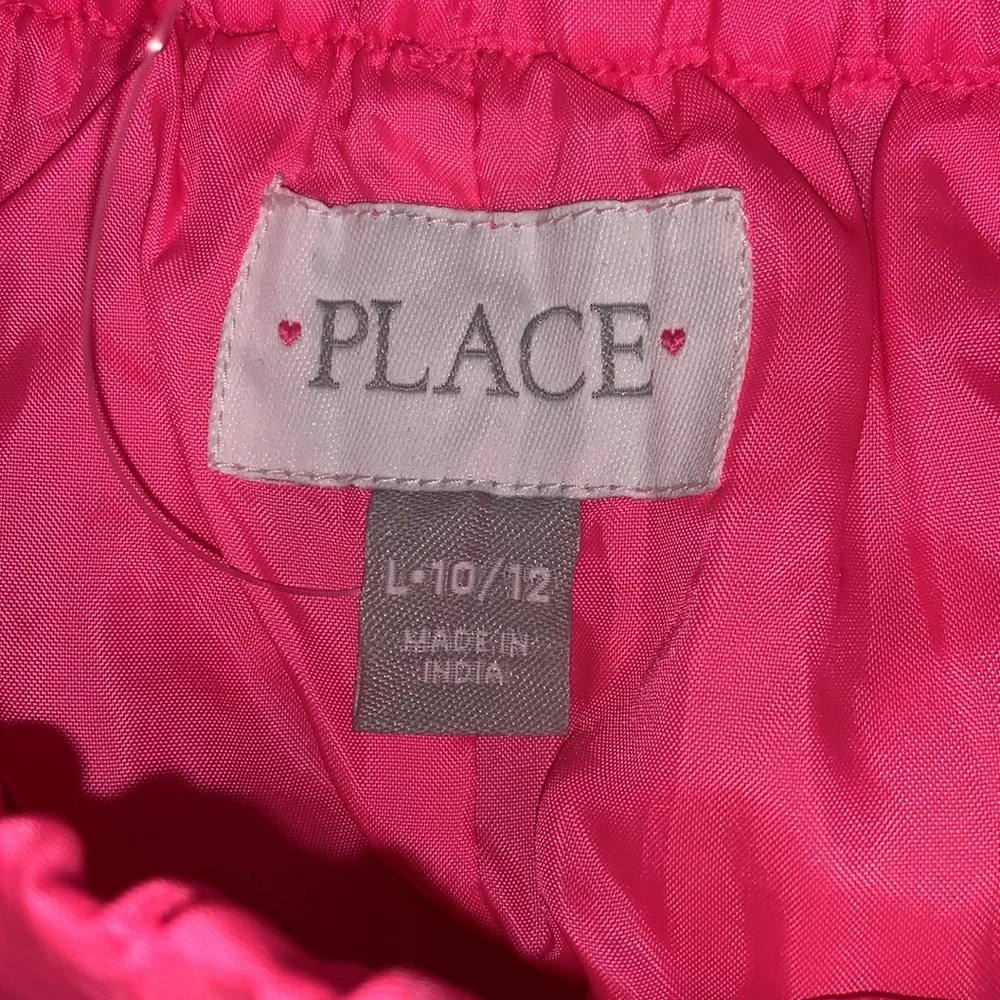 The Children’s Place Neon Berry Flower Skirt Size Large NWT Pink 3D Floral